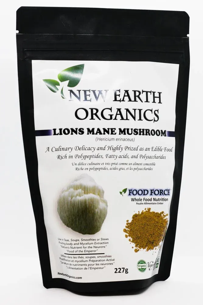 Lion's Mane 227g New Earth Organics