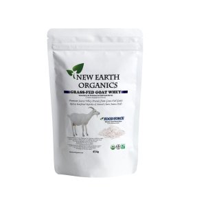 Grass-Fed Goat Whey Powder 454g New Earth Organics