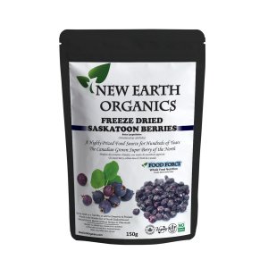 Freeze Dried Whole Saskatoon Berries New Earth Organics