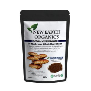 Mega Mushroom – 16 Mushroom Blend 112g New Earth Organics
